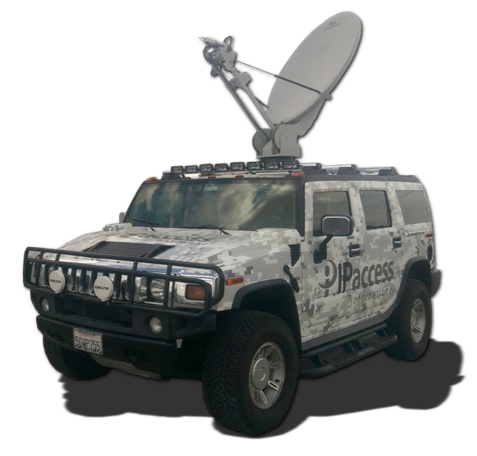 IP Access Hummer Mobile VSAT Auto-Acquire Antenna