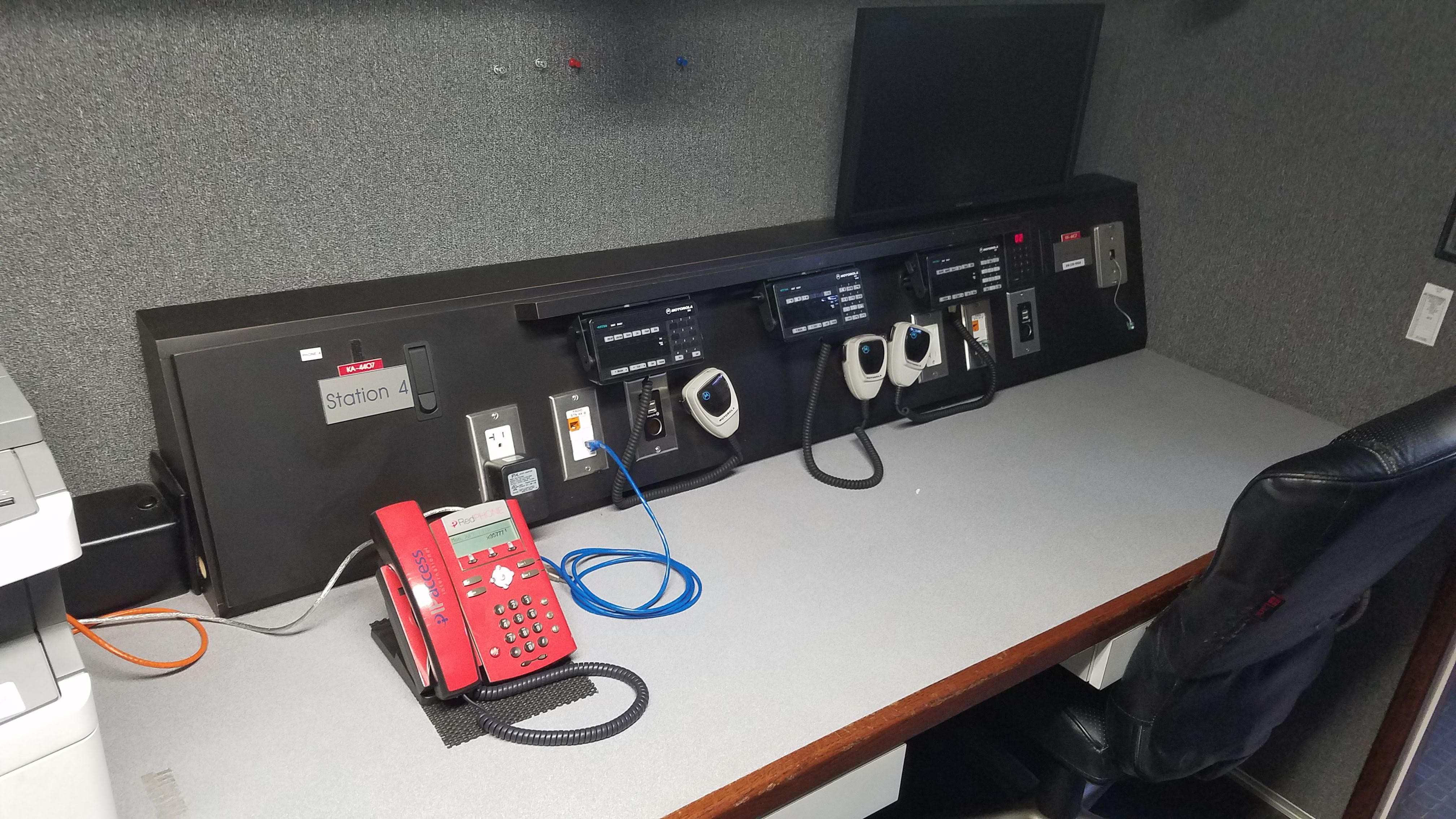 RedPHONE in Command Vehicle