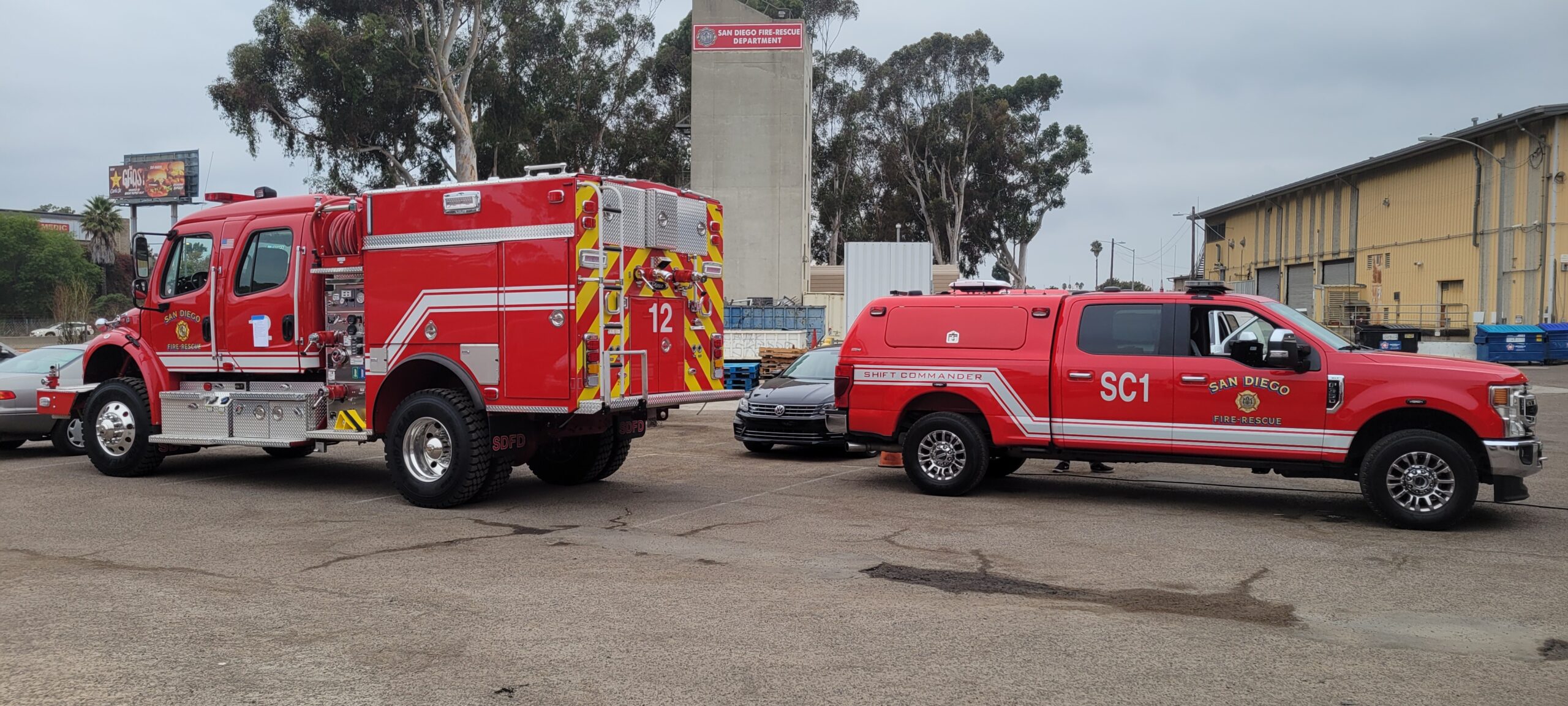 San Diego Fire-Rescue emergency response vehicle connectivity