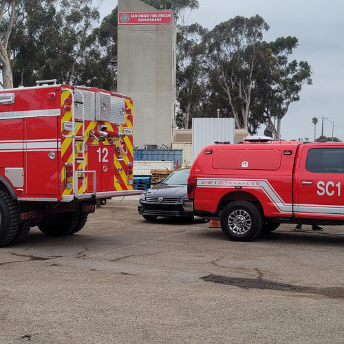San Diego Fire-Rescue vehicle