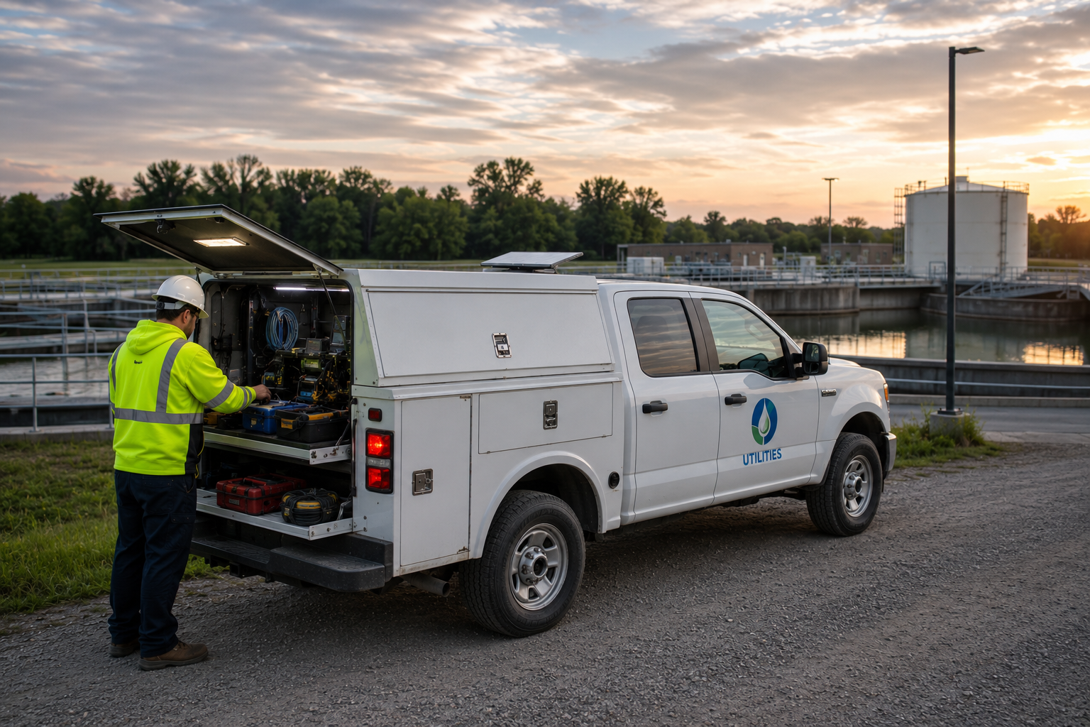 Utility field crew vehicle