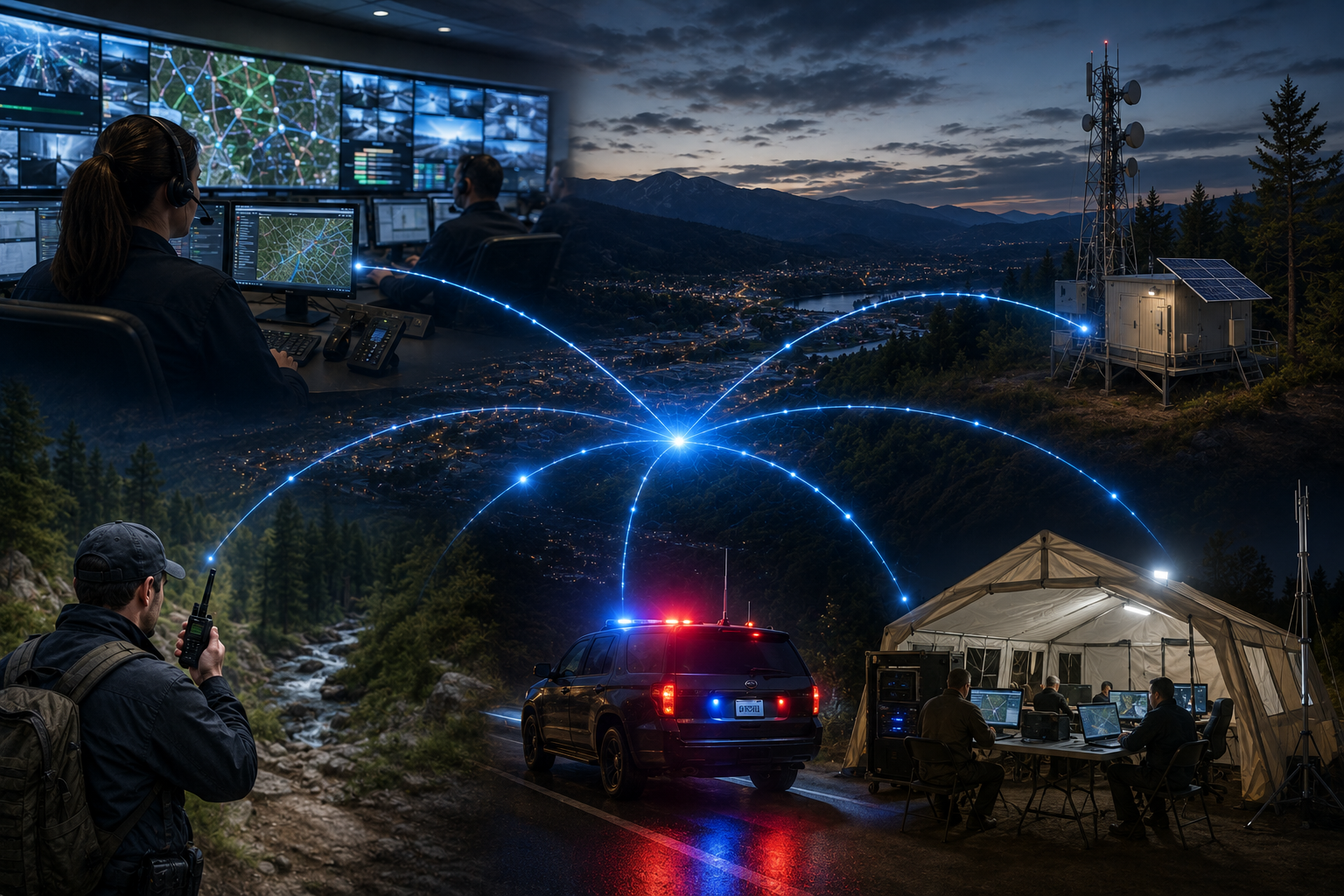 Radio over IP communications